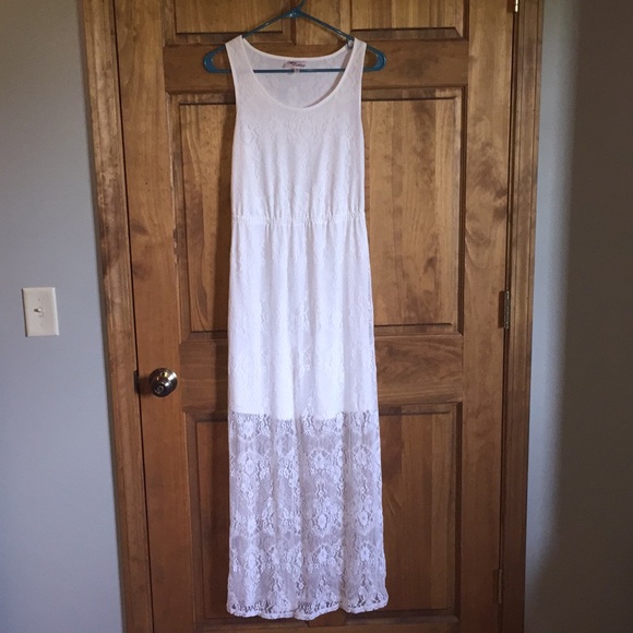 thick strap maxi dress